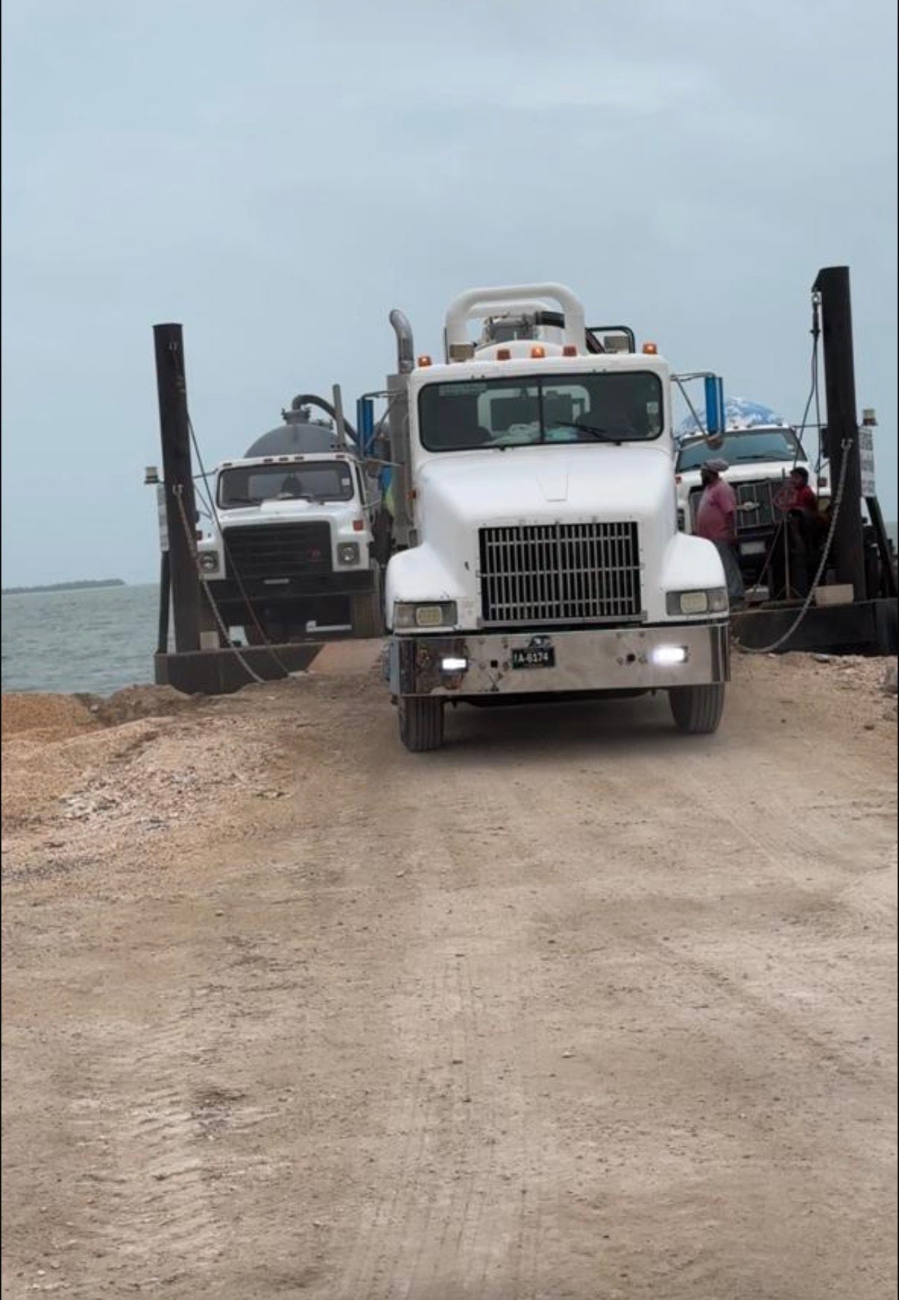 Sutherland Septic truck ready for scheduled preventative maintenance
