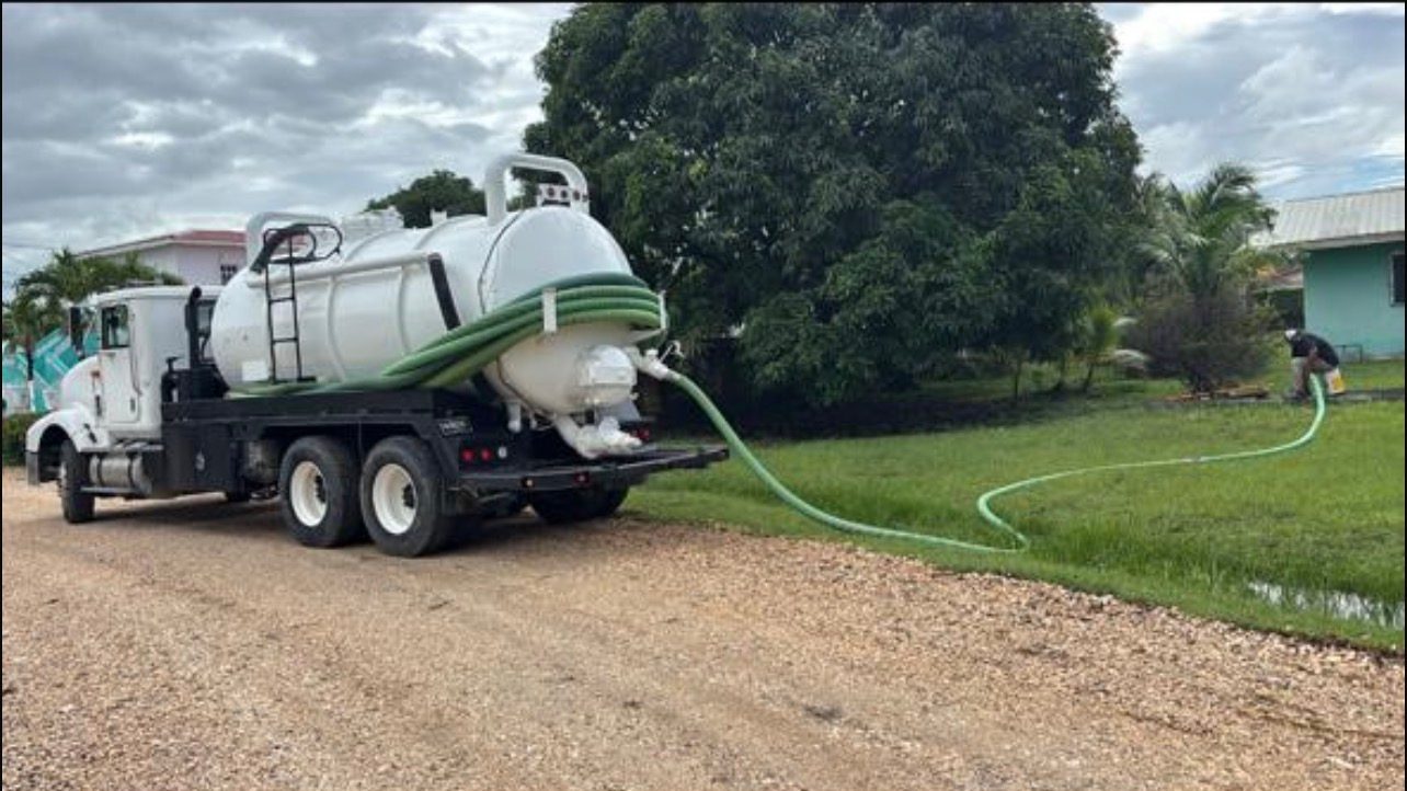 Pumping a septic system on site